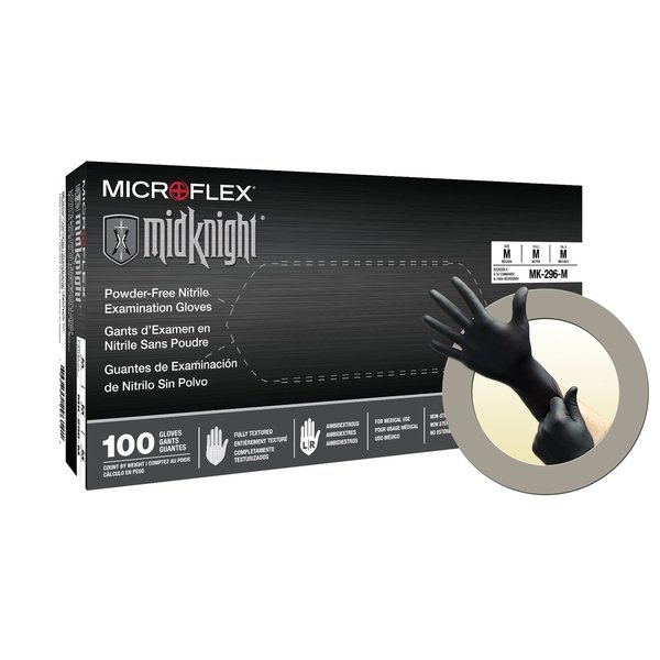 Ansell Â® Glove MidKnight MK-296 Nitrile, Size XXL MK296-XXL-CASE
